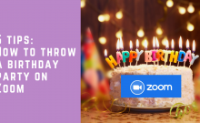 Zoom birthday party